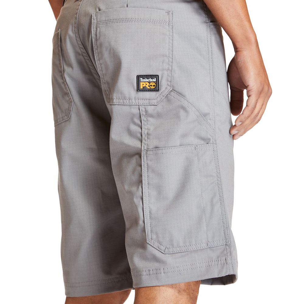 Timberland Mens Shorts PRO® Work Warrior Ripstop Utility - Grey - India TZ1780426